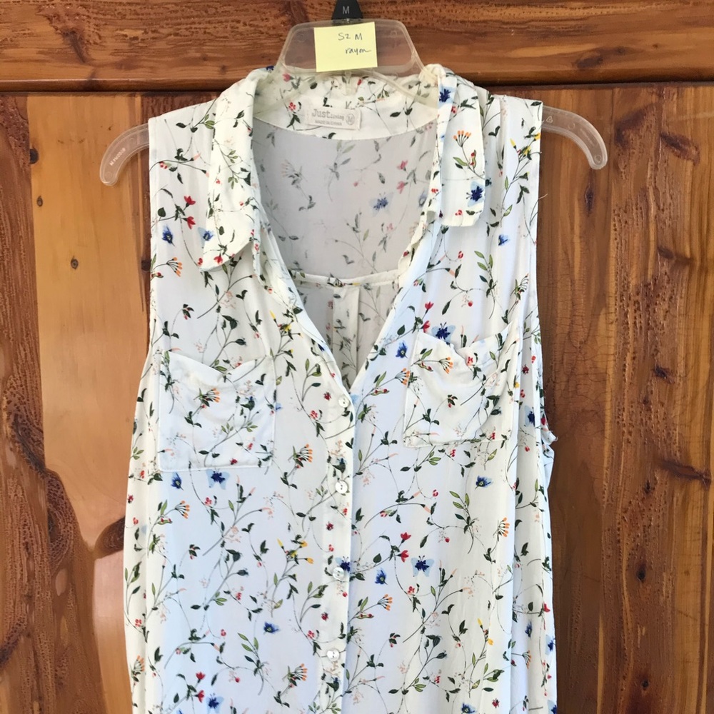 Flower Pattern Tank - Picture 1 of 4